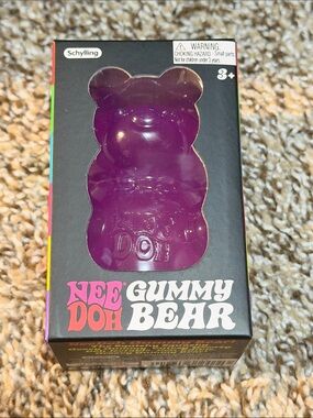 NeeDoh Gummy Bear Purple NEW Sealed Authentic sensory fidget toy NeeDoh